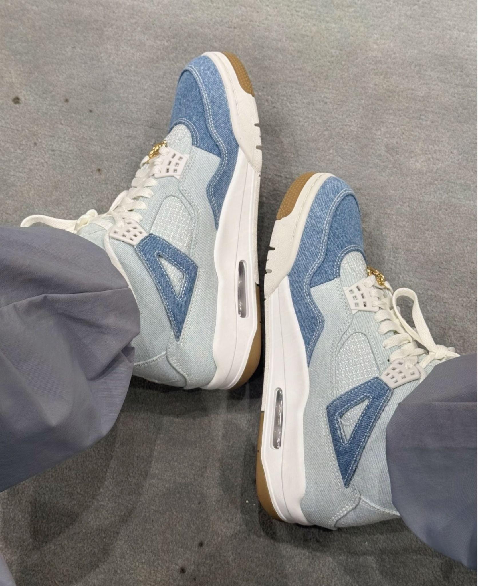 👟 Air Jordan 4 Retro "Denim" | 牛仔拼接,复古质感拉满!